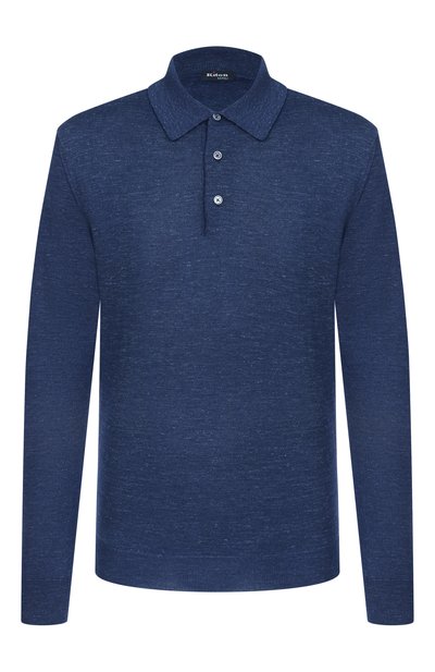 Мужская поло из шелка и кашемира KITON, арт. UMK127960H
