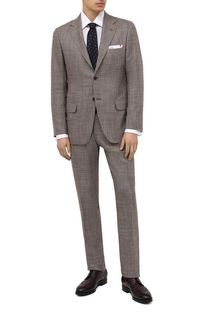 Мужской костюм из кашемира и шерсти KITON, арт. UA81K06T11
