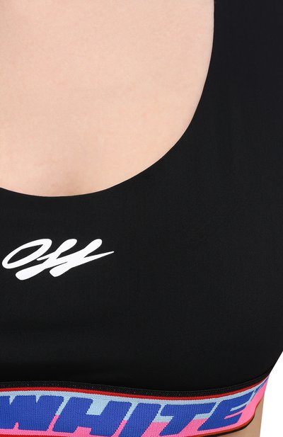 Топ OFF-WHITE черного цвета по цене 25550 руб., арт. 0WV0015R21JER001, фото 5 Топ OFF-WHITE, арт. 0WV0015R21JER001, фото 5