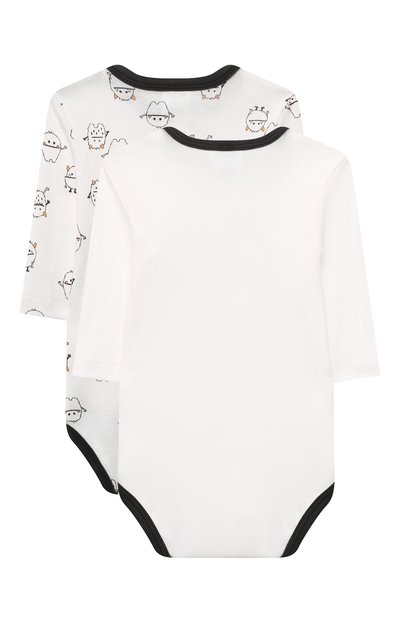 Комплект из двух хлопковых боди SANETTA, арт. 323393, фото 2