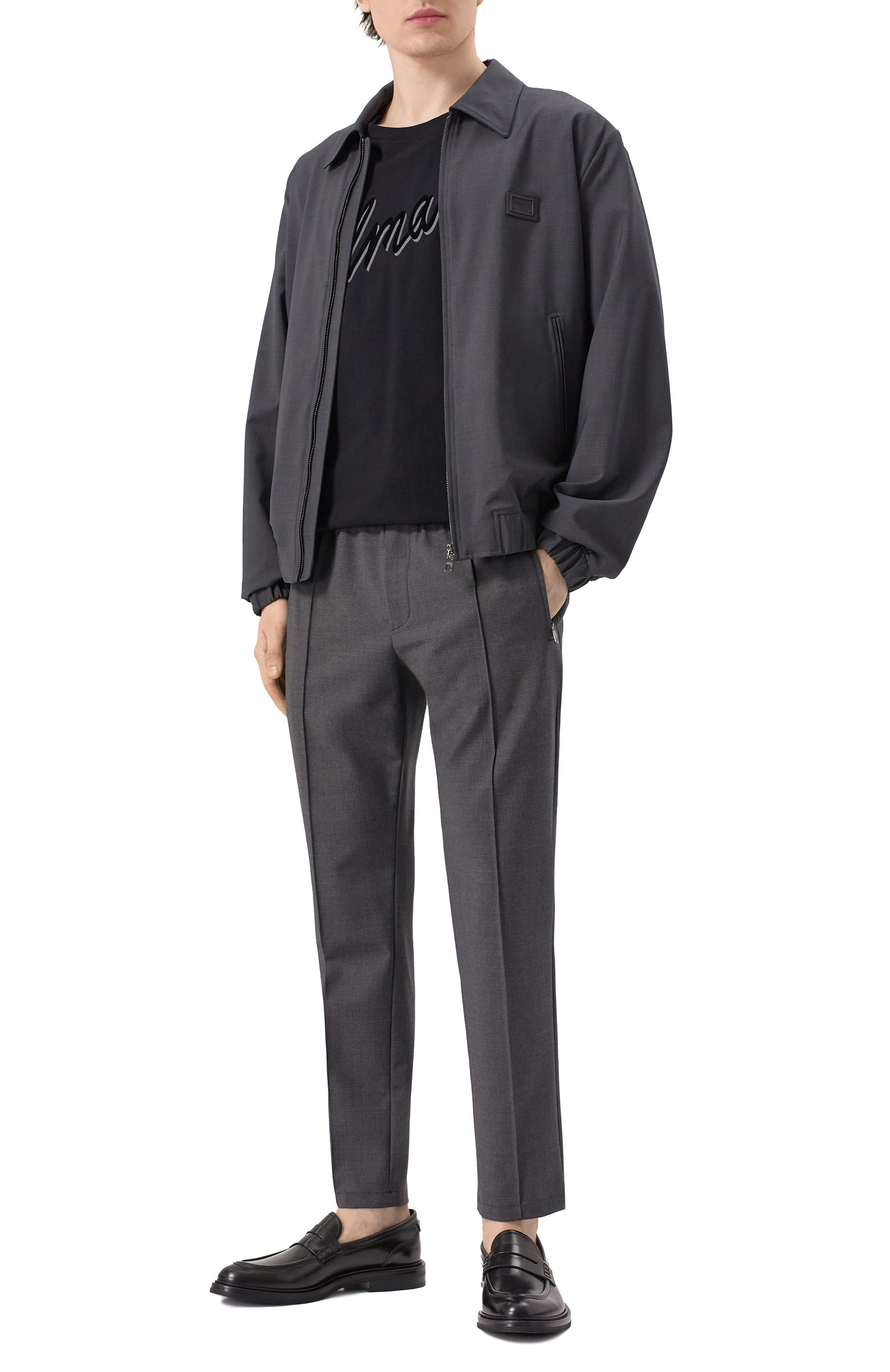 Кожаные пенни-лоферы DOLCE & GABBANA, арт. A30267/A1203, фото 2