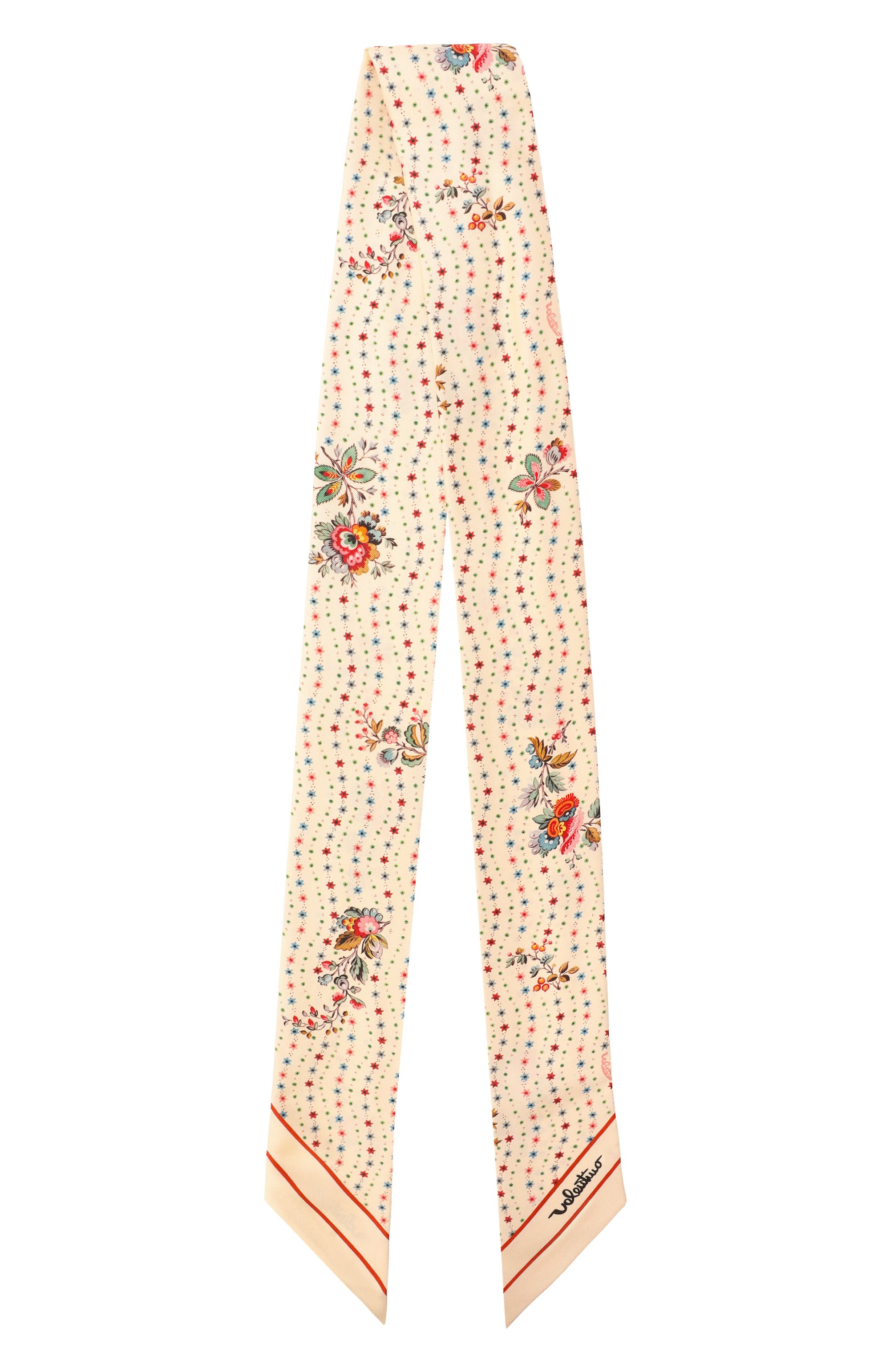 Шелковый шарф-твилли VALENTINO, арт. 8W2E6017/GEG, фото 4