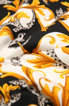 Детского хлопковое одеяло VERSACE белого цвета, арт. YE000214/YA00019 | Фото 3 (Региональные ограничения белый список (Axapta Mercury): RU; Материал: Хлопок, Текстиль; Материал сплава: Проставлено; Нос: Не проставлено)