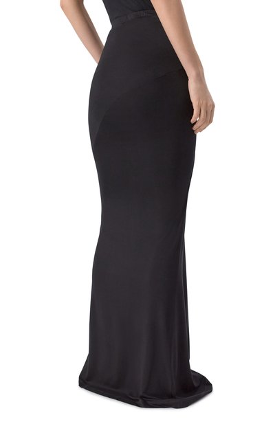 Юбка из вискозы EDOMO черного цвета по цене 16900 руб., арт. S005004FW2425, фото 4 Юбка из вискозы EDOMO, арт. S005004FW2425, фото 4