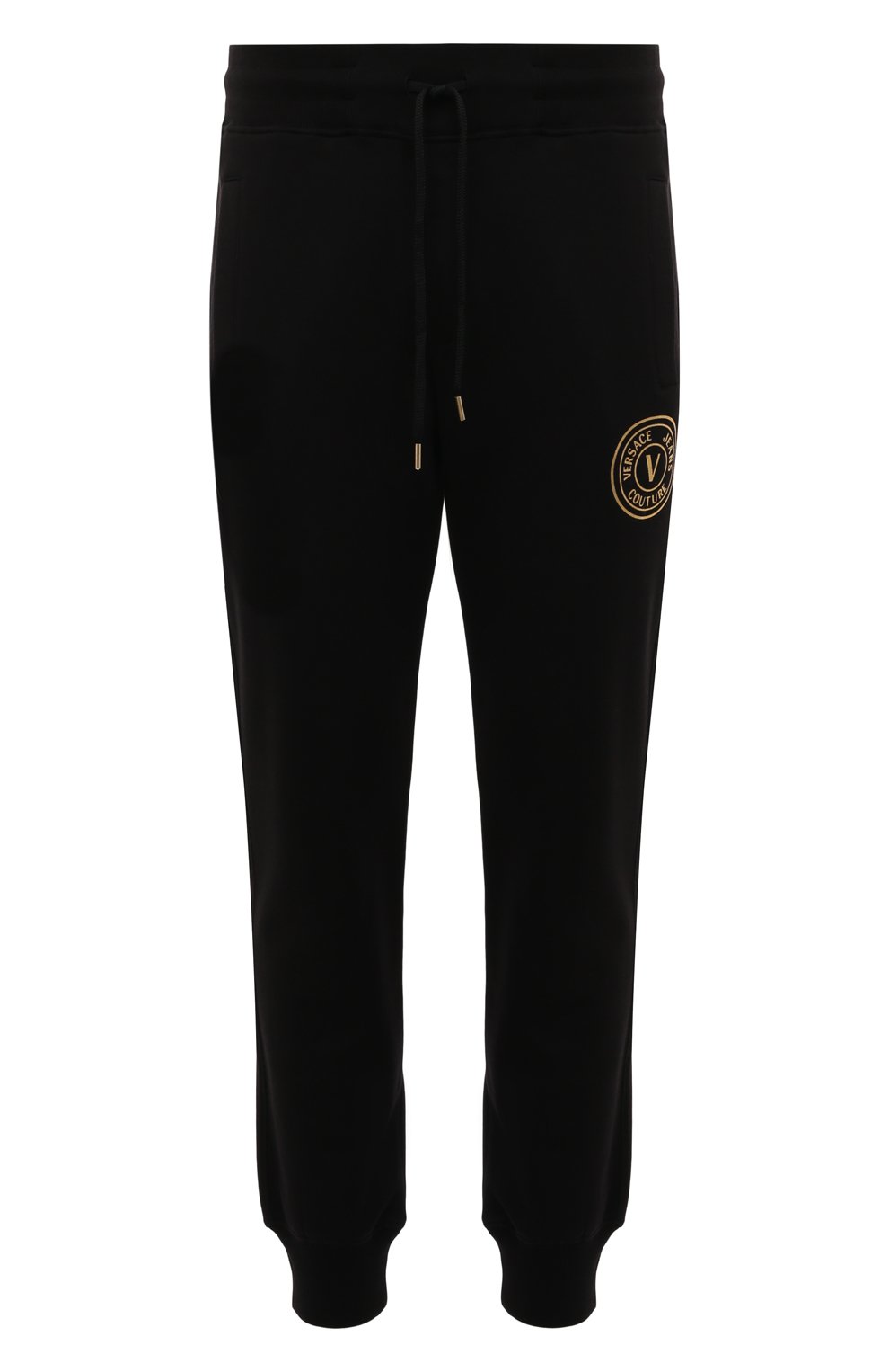Хлопковые джоггеры VERSACE JEANS COUTURE, арт. 73GAAT06-73UP314 VEMBLEM S F0IL C0TT0N/CF00T, фото 1
