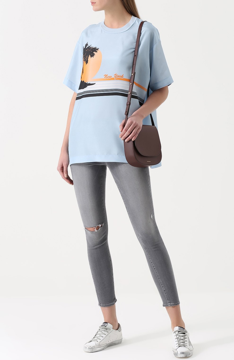 Джинсы-скинни с потертостями PAIGE, арт. 1767743-4549, фото 2