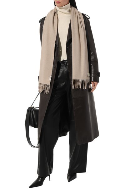 Кашемировый шарф AGNONA кремового цвета по цене 87900 руб., арт. AS04Z7E/H7041E, фото 2 Кашемировый шарф AGNONA, арт. AS04Z7E/H7041E, фото 2