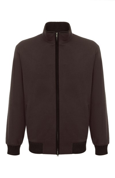 Мужской бомбер с подкладкой из меха соболя BLACK SABLE, арт. BS-24011EB