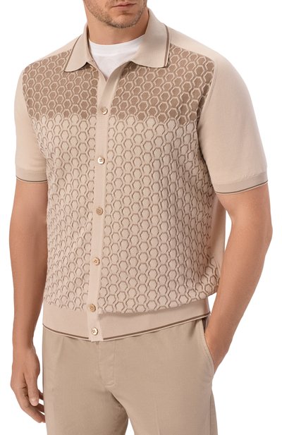 Рубашка из шелка и хлопка STEFANO RICCI, арт. K818109PAM/F26175, фото 3