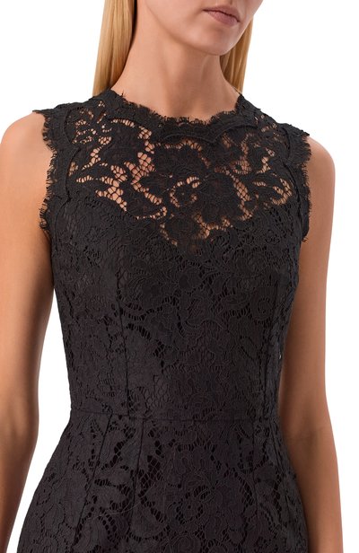 Платье из хлопка и вискозы DOLCE & GABBANA, арт. F6H0ZT/HLMTB, фото 4