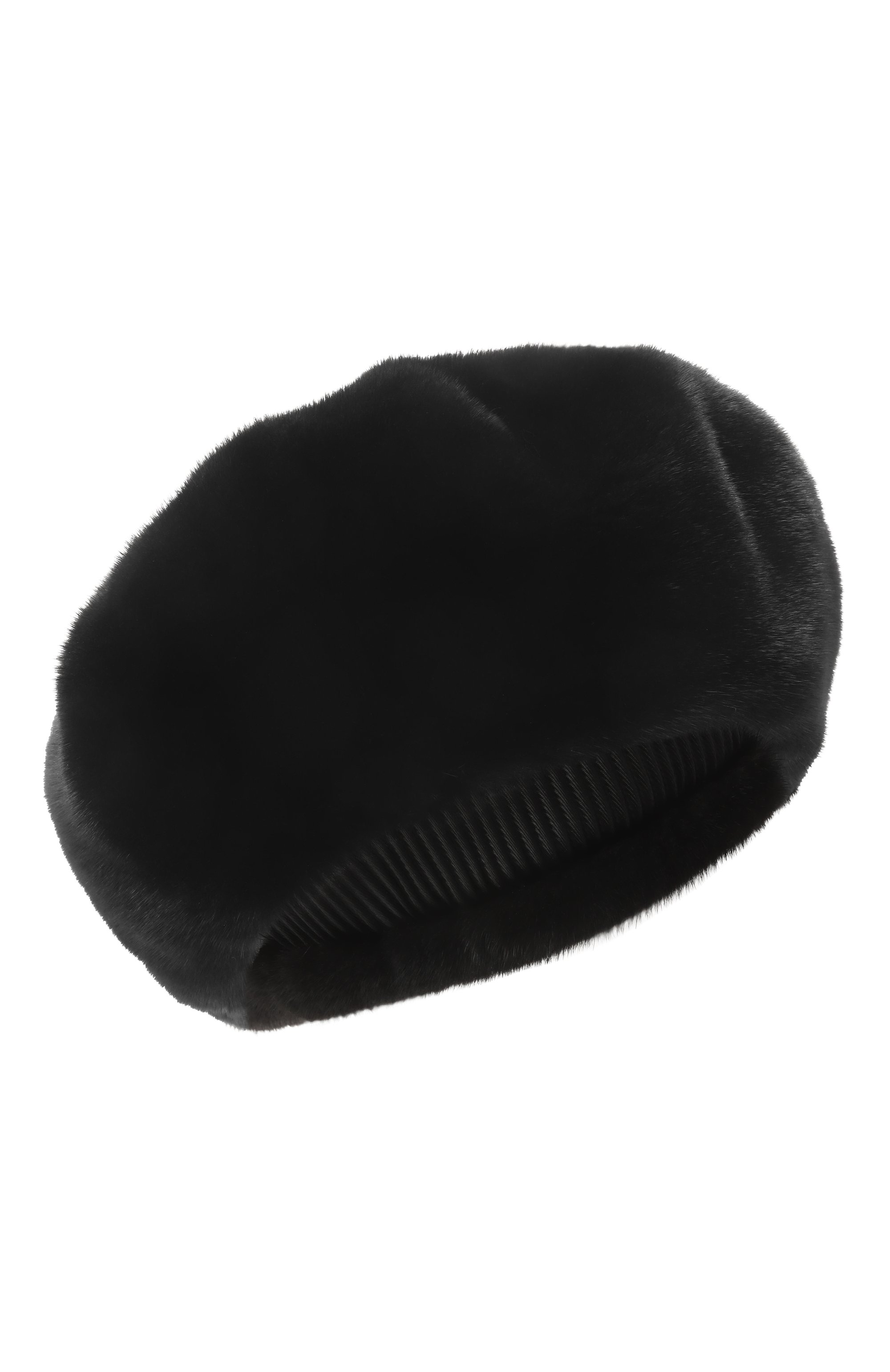 Меховой берет из норки FURLAND черного цвета по цене 83600 руб., арт. 0003800110154300000, фото 1 Меховой берет из норки FURLAND, арт. 0003800110154300000, фото 1