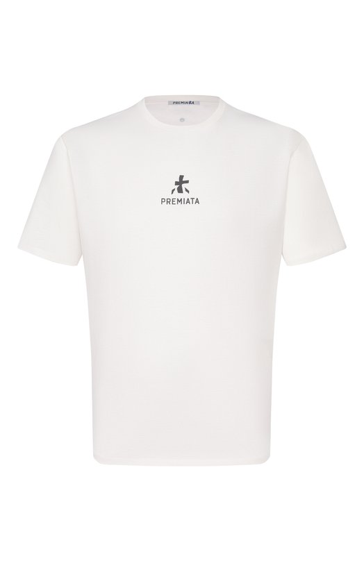 Хлопковая футболка Premiata PA1017 Белый PA1017