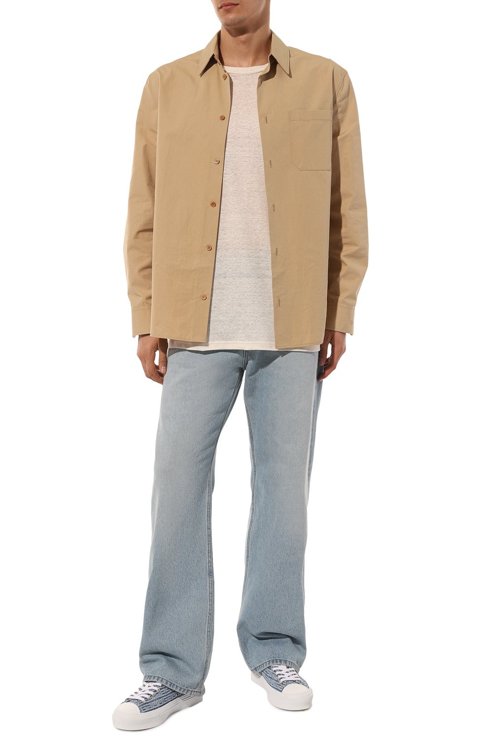 Текстильные кеды city low GIVENCHY голубого цвета по цене 65750 руб., арт. BH0050H1EK, фото 2 Текстильные кеды city low GIVENCHY, арт. BH0050H1EK, фото 2