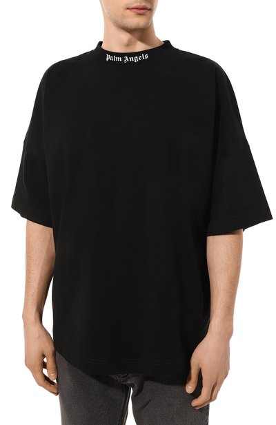 Хлопковая футболка PALM ANGELS, арт. PMAA002C99JER0061001, фото 3