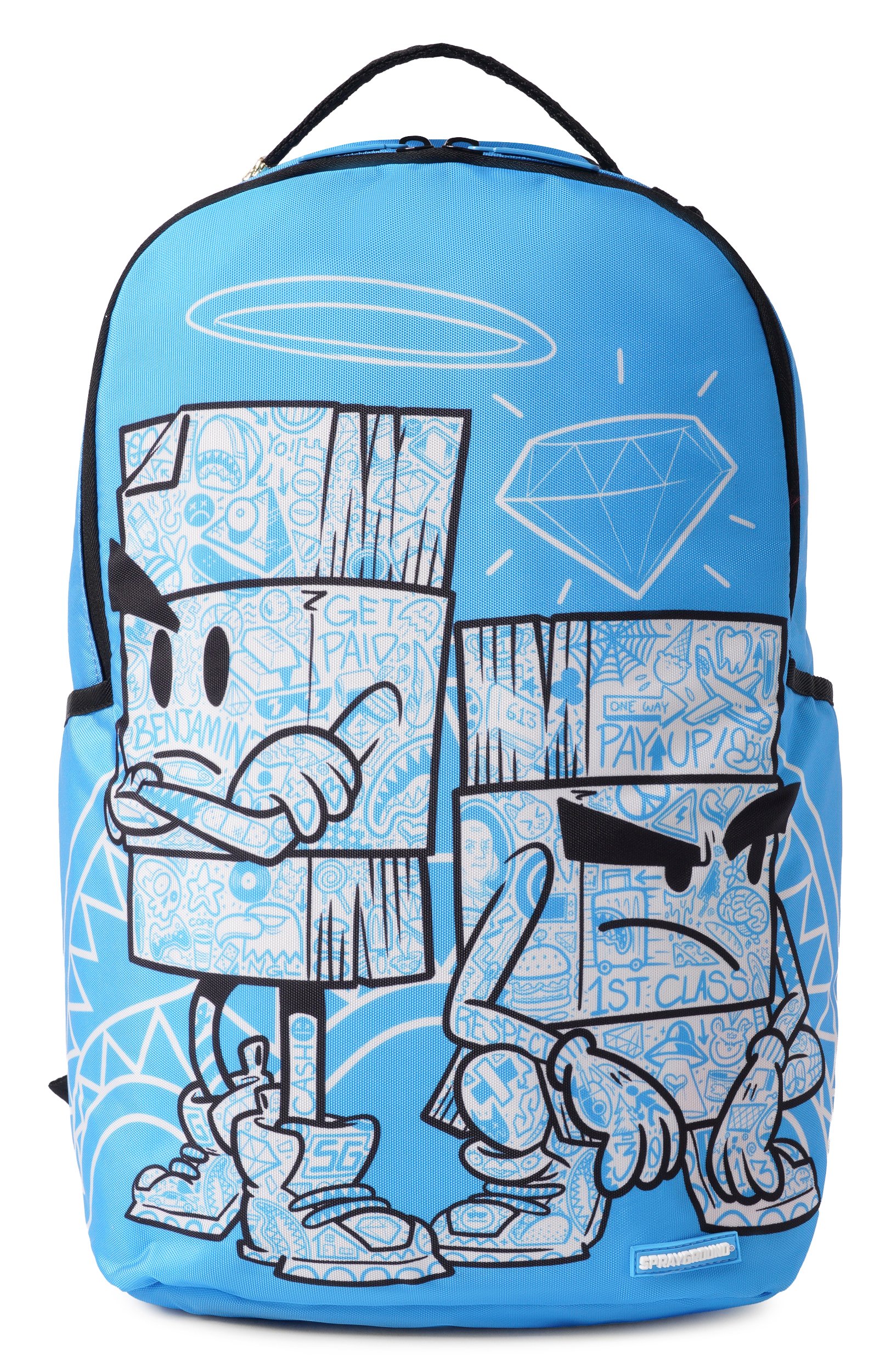 Рюкзак SPRAYGROUND, арт. 910B8609NSZ/M0NEY B0YS C0L0R BL0CK D00DLE BACKPACK, фото 1