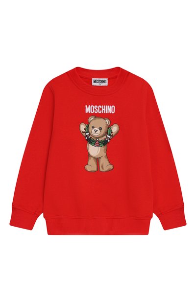 Хлопковый свитшот MOSCHINO, арт. HQF08V/LCA14/4-8