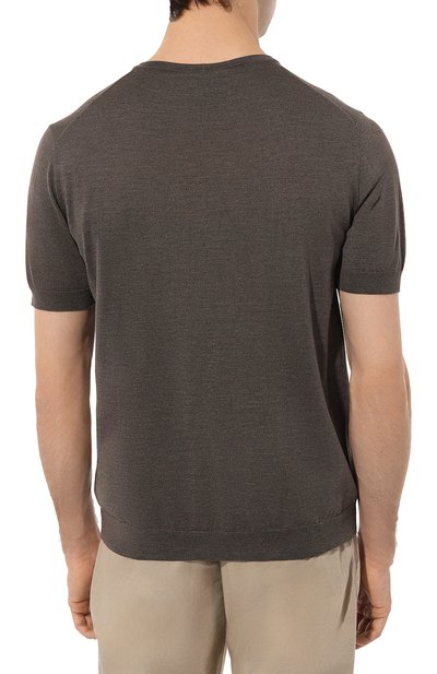 Джемпер из шелка и хлопка GIORGIO ARMANI, арт. 3HSM38/SM63Z, фото 4