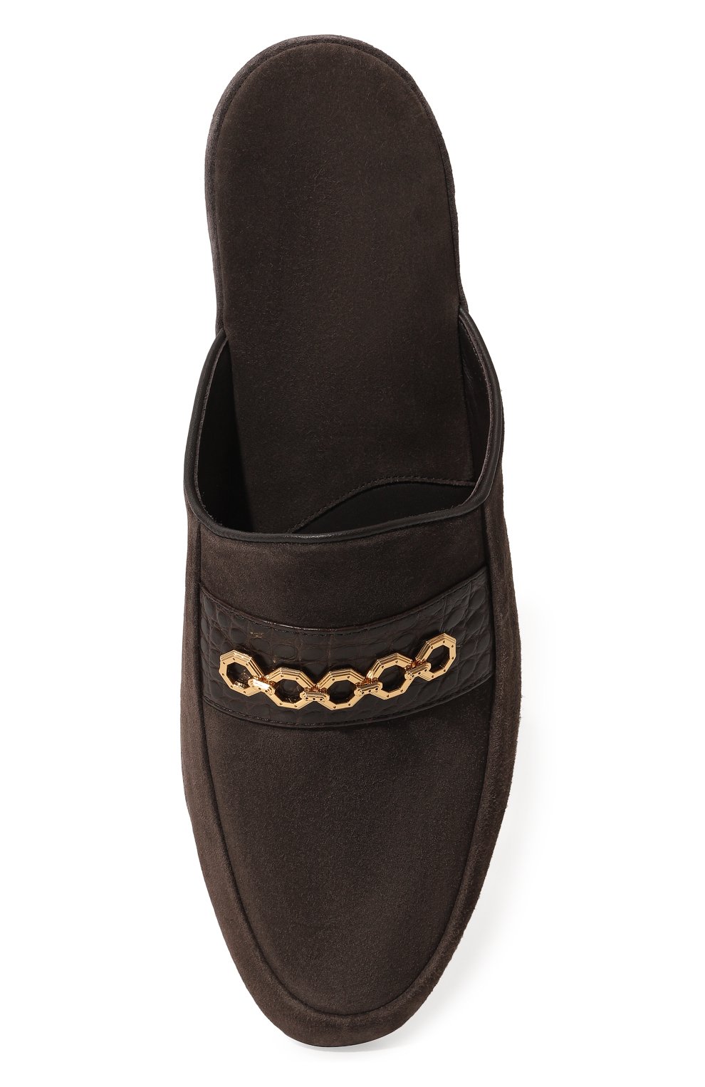 Домашние туфли с отделкой из кожи аллигатора STEFANO RICCI, арт. UL01_P757/CSSD/ALLIGAT0R MISSISSIPPIENSIS, фото 6