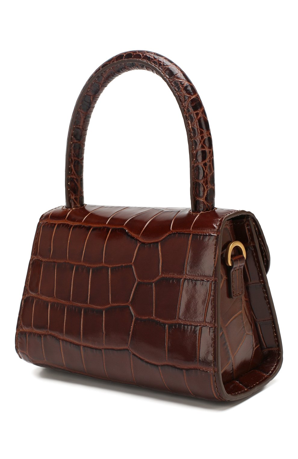 Сумка mini BY FAR коричневого цвета по цене 55150 руб., арт. 18FWMINANEDSMA, фото 3 Сумка mini BY FAR, арт. 18FWMINANEDSMA, фото 3