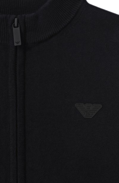 Кардиган из хлопка и шерсти EMPORIO ARMANI, арт. EB000439/AF28773, фото 3