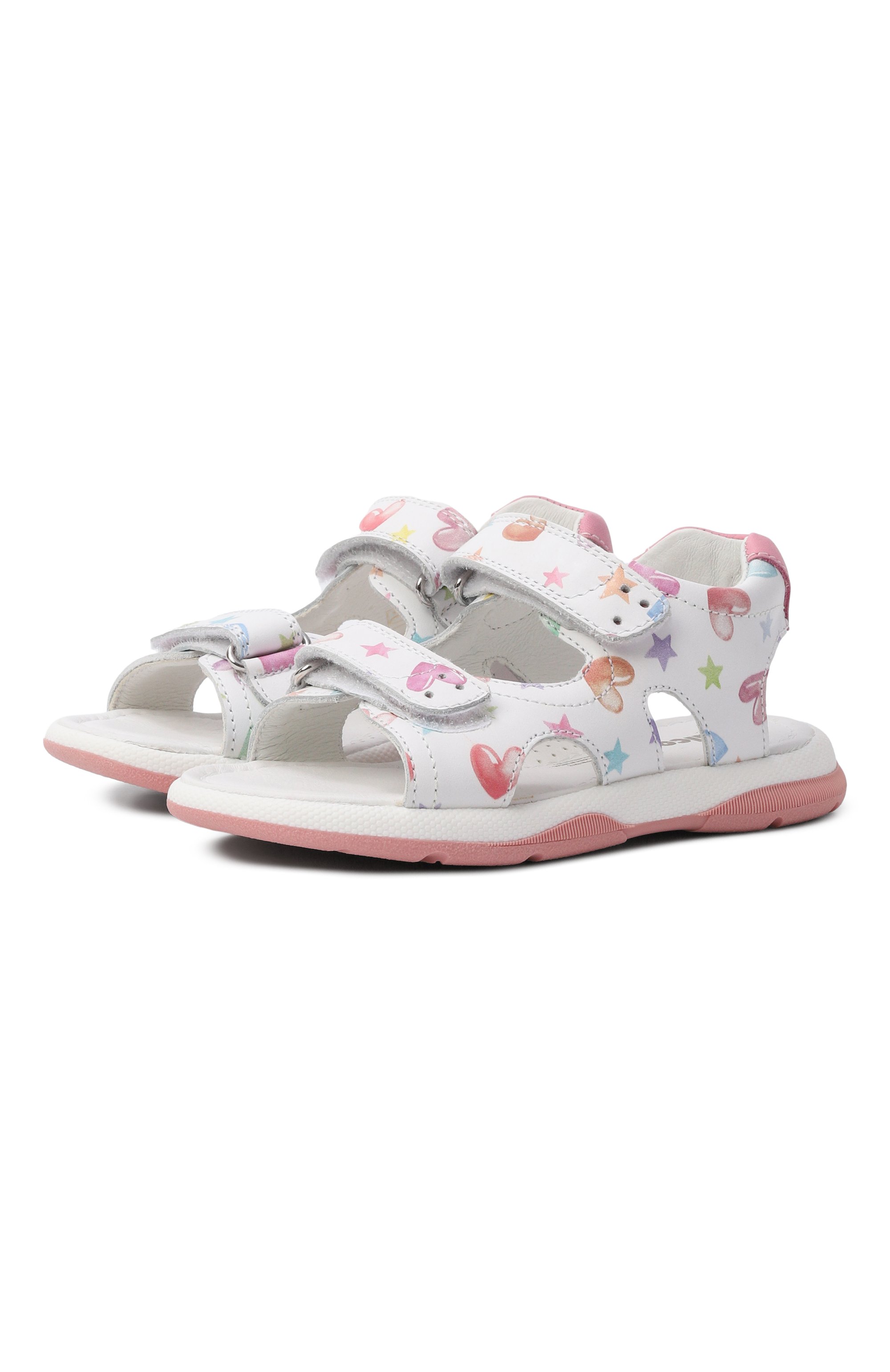 Кожаные сандалии wunny FALCOTTO белого цвета по цене 9950 руб., арт. 1501115/18, фото 1 Кожаные сандалии wunny FALCOTTO, арт. 1501115/18, фото 1