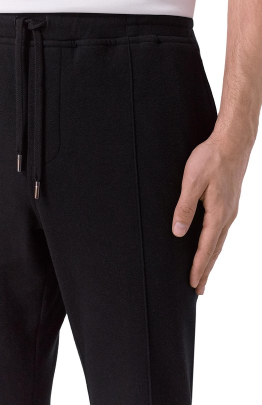 Брюки из хлопка и кашемира Capobianco 19M707.LB00./58 Чёрный  19M707.LB00./58 Фото 5