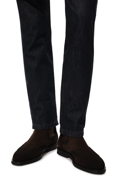 Замшевые сапоги SANTONI, арт. MCNG18187PI2BRVRT50, фото 3