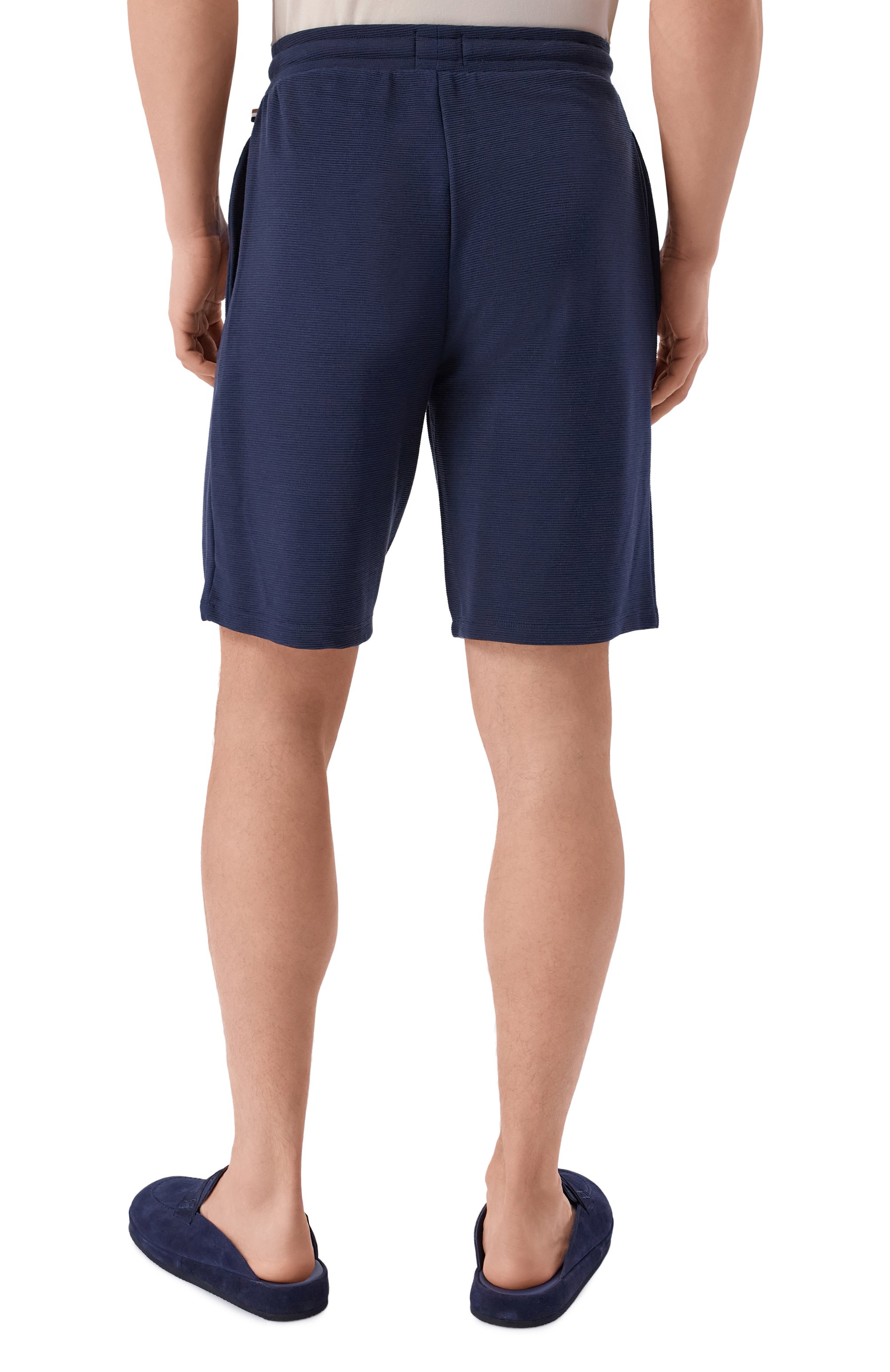 Шорты BOSS темно-синего цвета по цене 7475 руб., арт. 50527391, фото 4 Шорты BOSS, арт. 50527391, фото 4