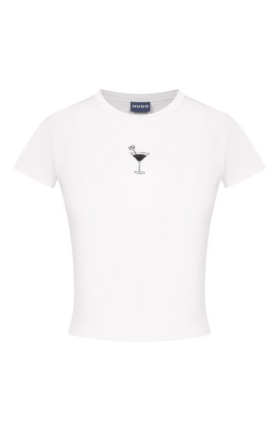 Женская хлопковая футболка HUGO BLUE, арт. 50560769