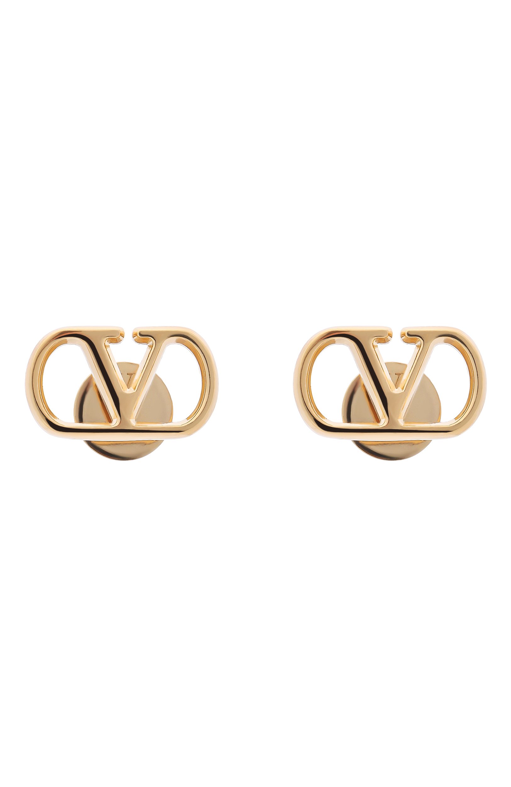 Серьги VALENTINO золотого цвета по цене 28550 руб., арт. 9W2J0BV9/MET, фото 1 Серьги VALENTINO, арт. 9W2J0BV9/MET, фото 1