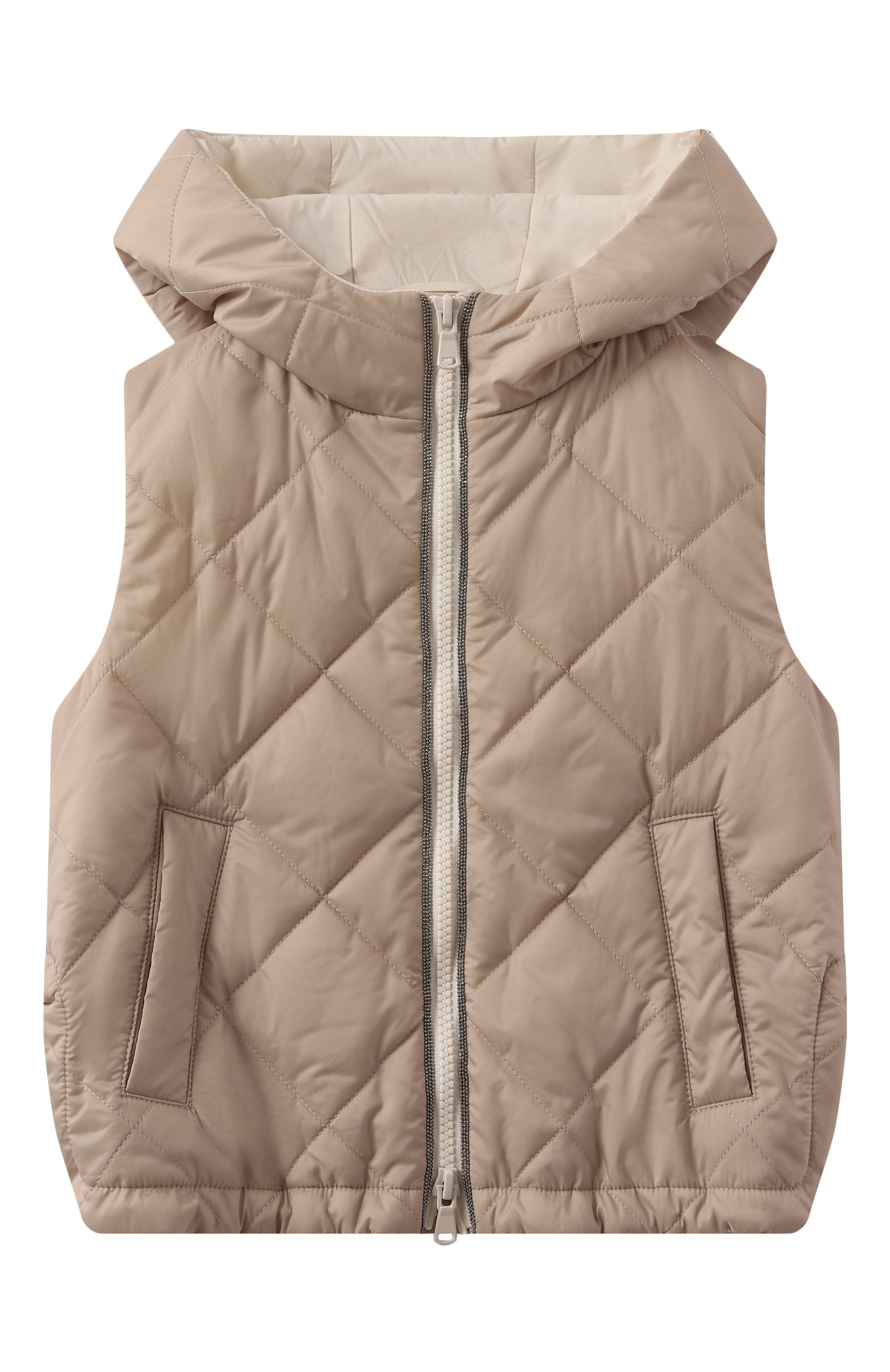 Утепленный жилет BRUNELLO CUCINELLI, арт. BH5040001A, фото 1