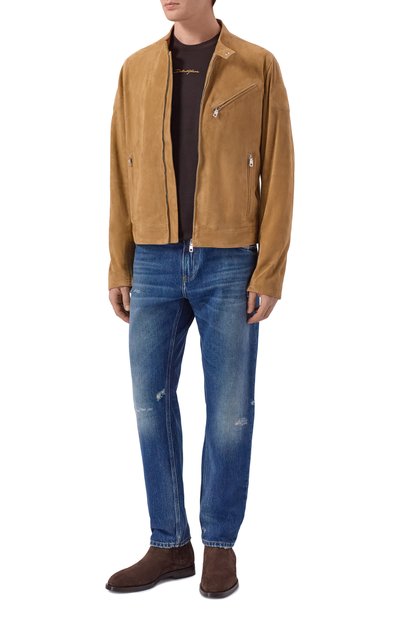 Мужская хлопковая футболка DOLCE & GABBANA, арт. G8RN8Z/G7P0C