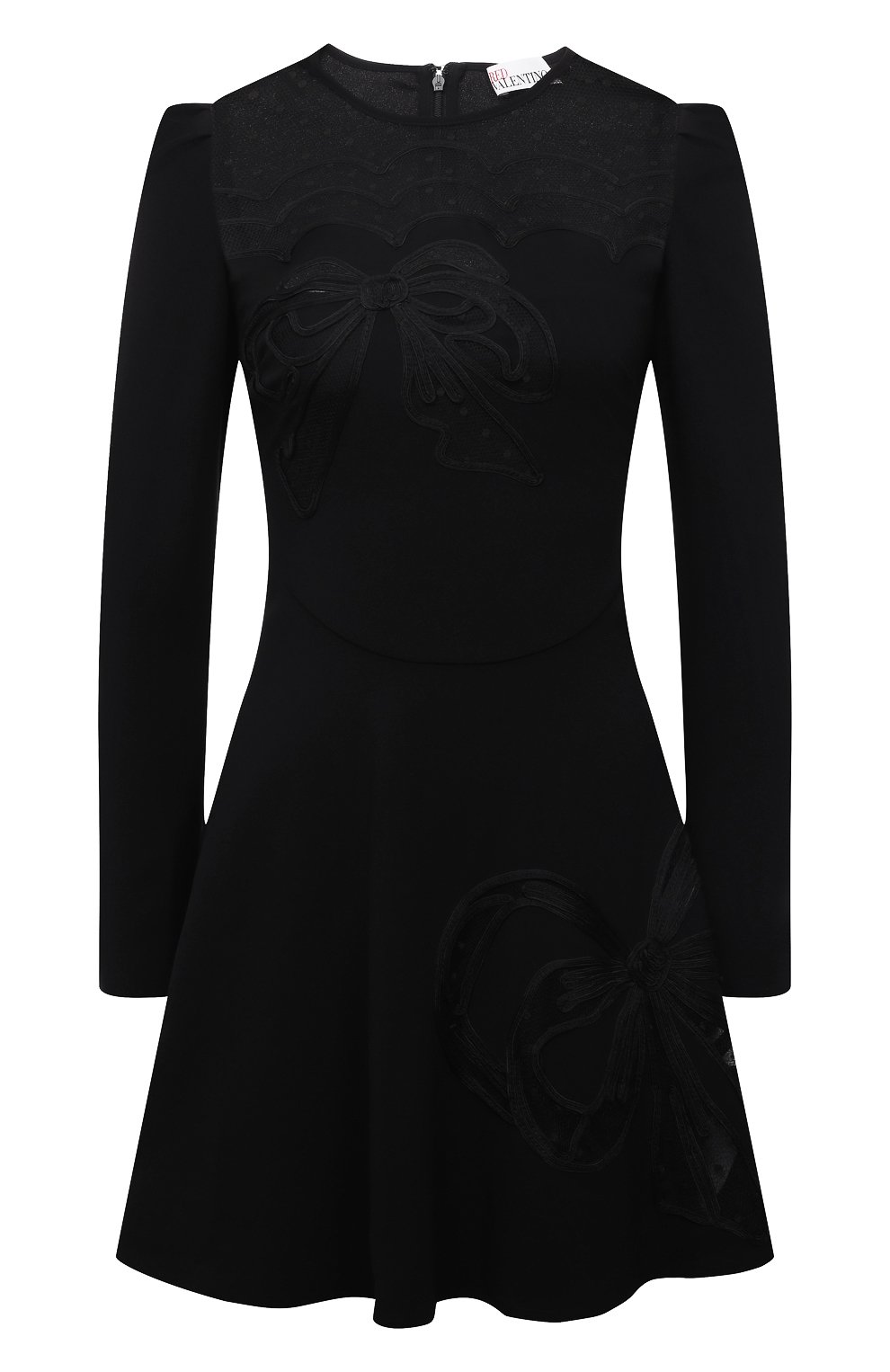 Платье REDVALENTINO черного цвета по цене 85150 руб., арт. WR0VA20G/66H, фото 1 Платье REDVALENTINO, арт. WR0VA20G/66H, фото 1