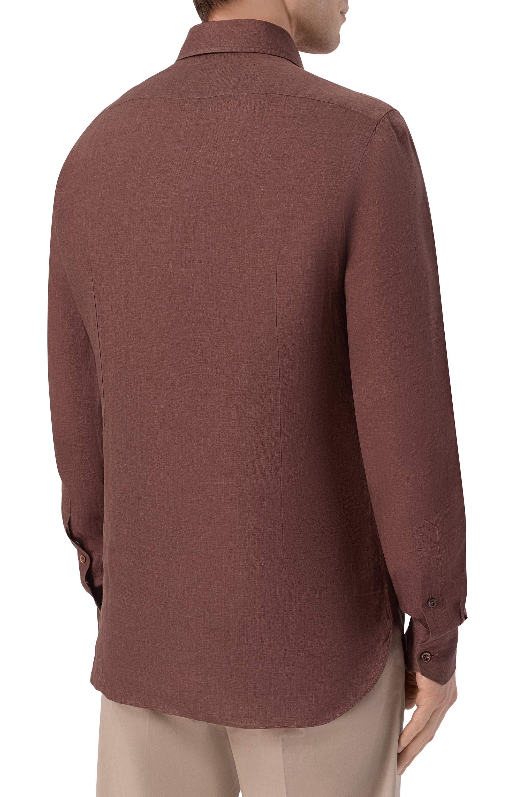 Льняная рубашка GIAMPAOLO, арт. 608/TS44322, фото 4