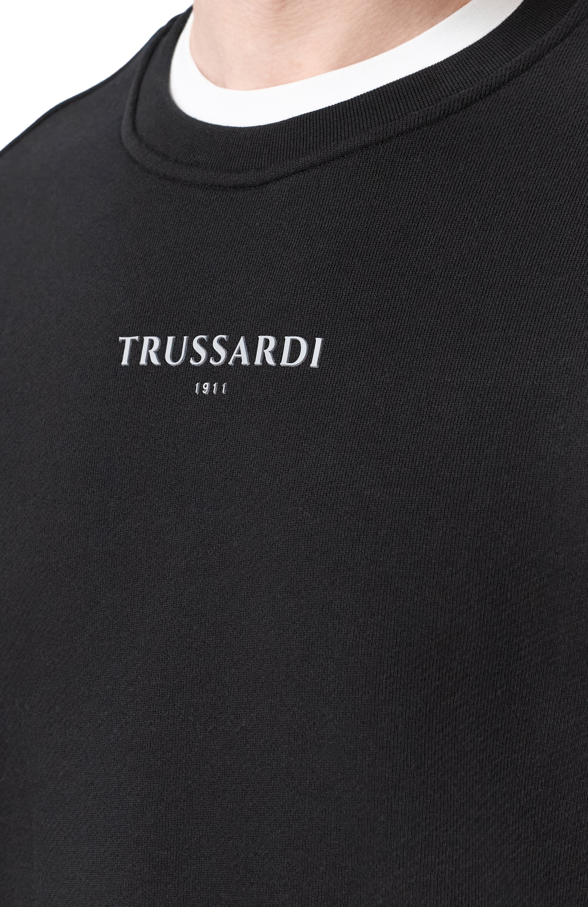 Хлопковый свитшот TRUSSARDI, арт. G8158000133N, фото 5