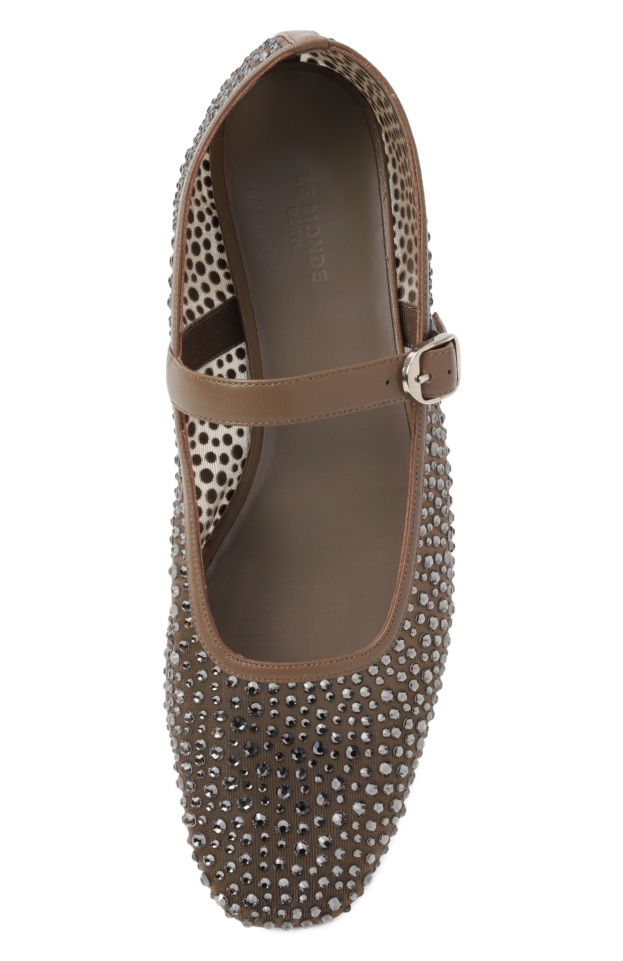 Текстильные балетки mary jane LE MONDE BERYL, арт. BMJ-MCR-SM0, фото 6