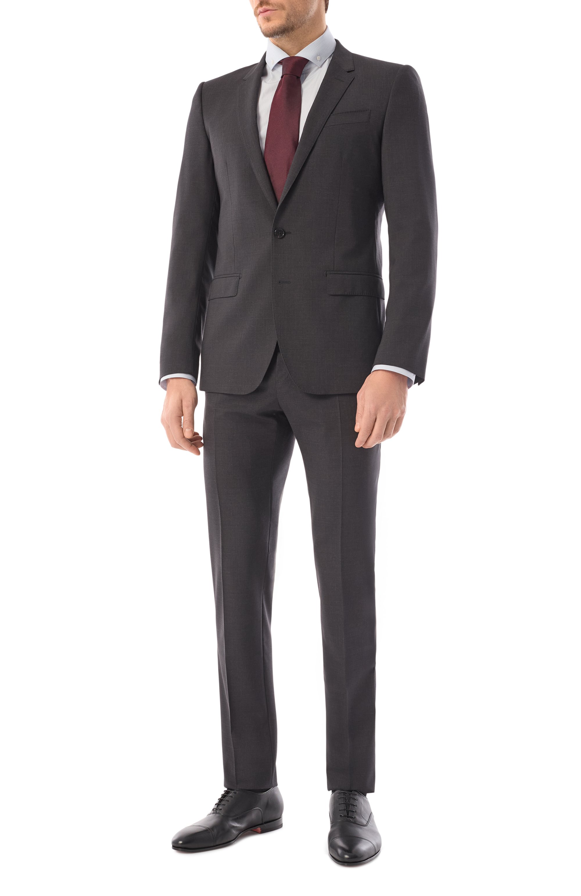 Кожаные оксфорды levante SANTONI, арт. MCLG17801SA3BSLFN01, фото 2