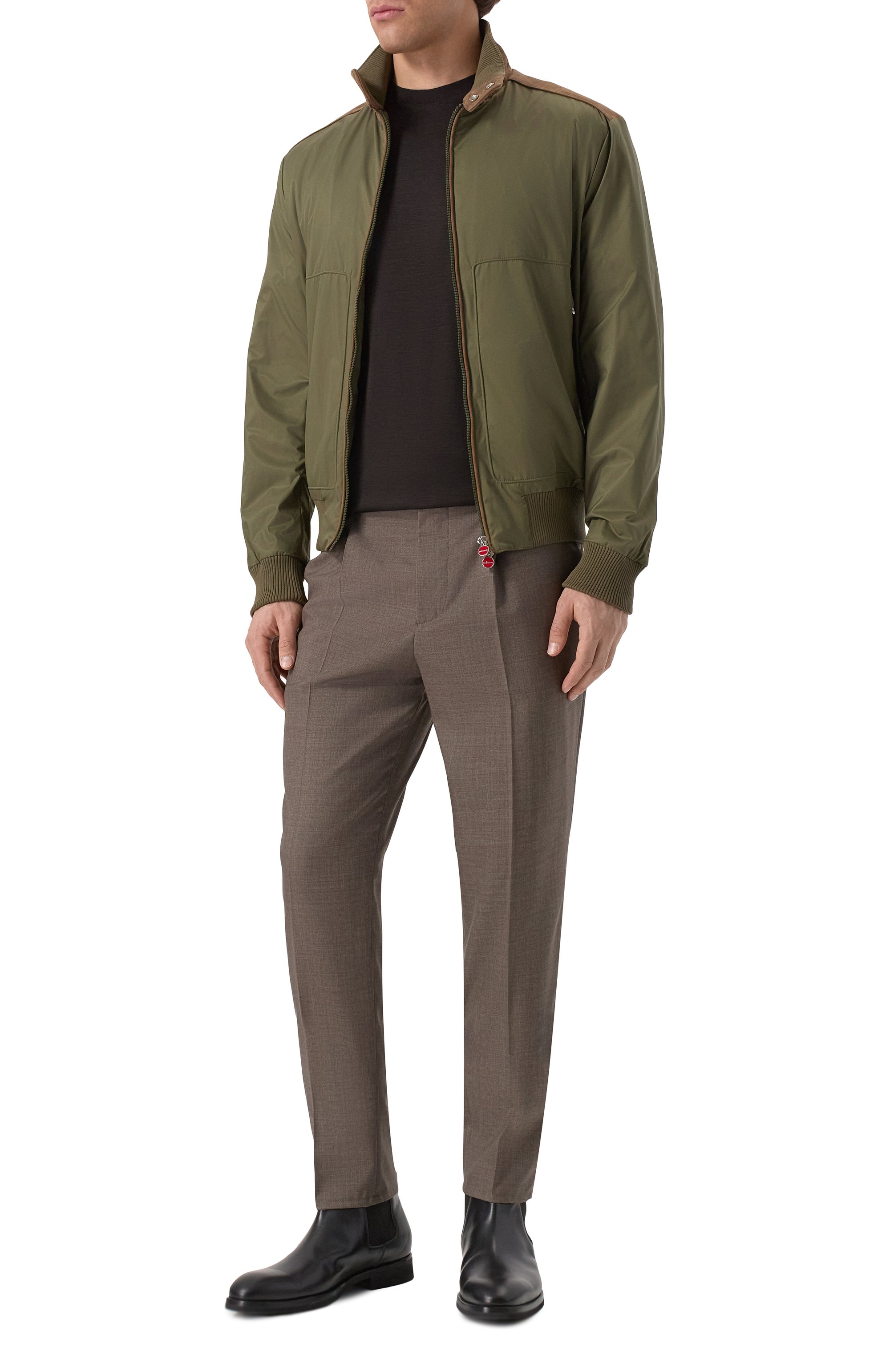 Шерстяные брюки BRUNELLO CUCINELLI, арт. MB407E1450, фото 2