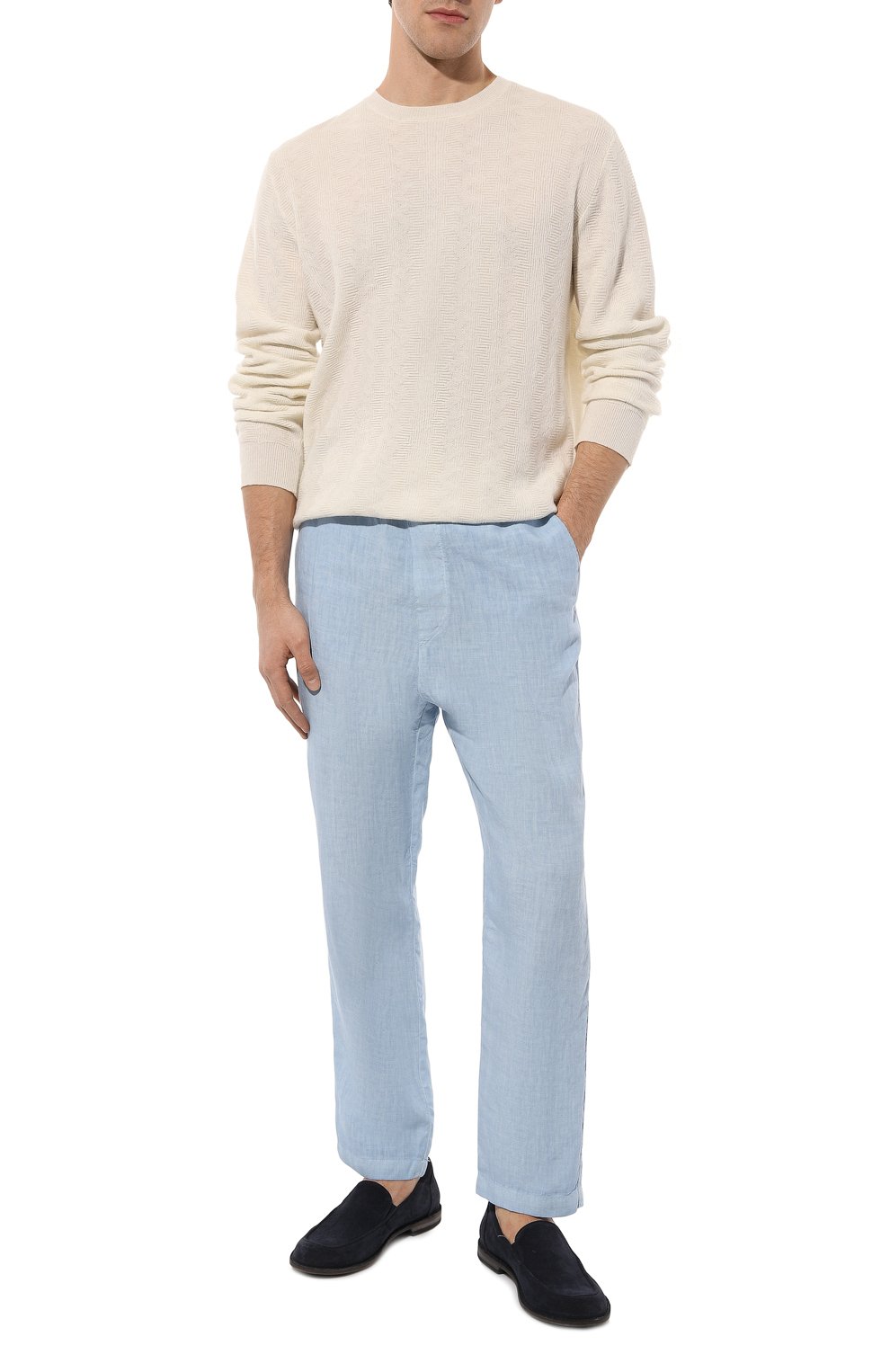 Льняные брюки 120% LINO, арт. 31ALIM29CK/0000253/S00, фото 2