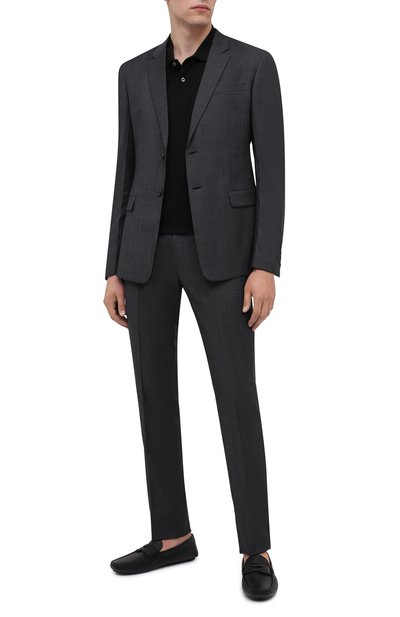 Кожаные мокасины PRADA, арт. 2DD158-053-F0002-U00I, фото 2