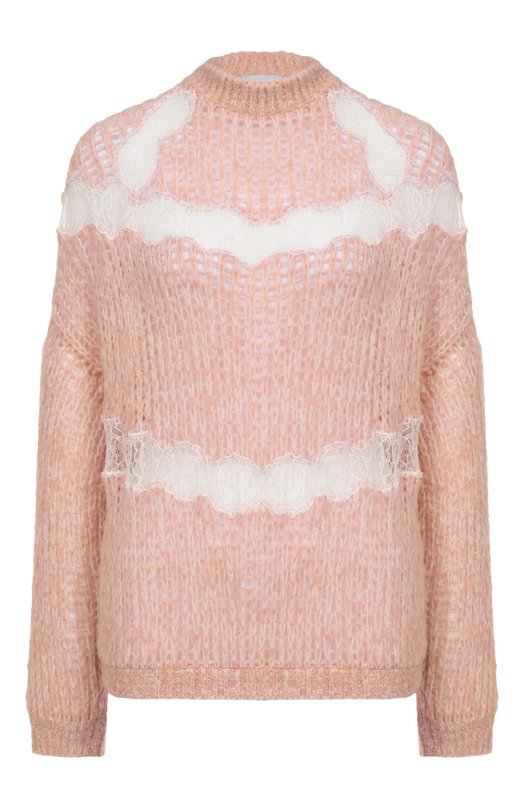 Свитер из шерсти и кашемира Giambattista Valli 25FWPVCM012B/15WCA Розовый 25FWPVCM012B/15WCA