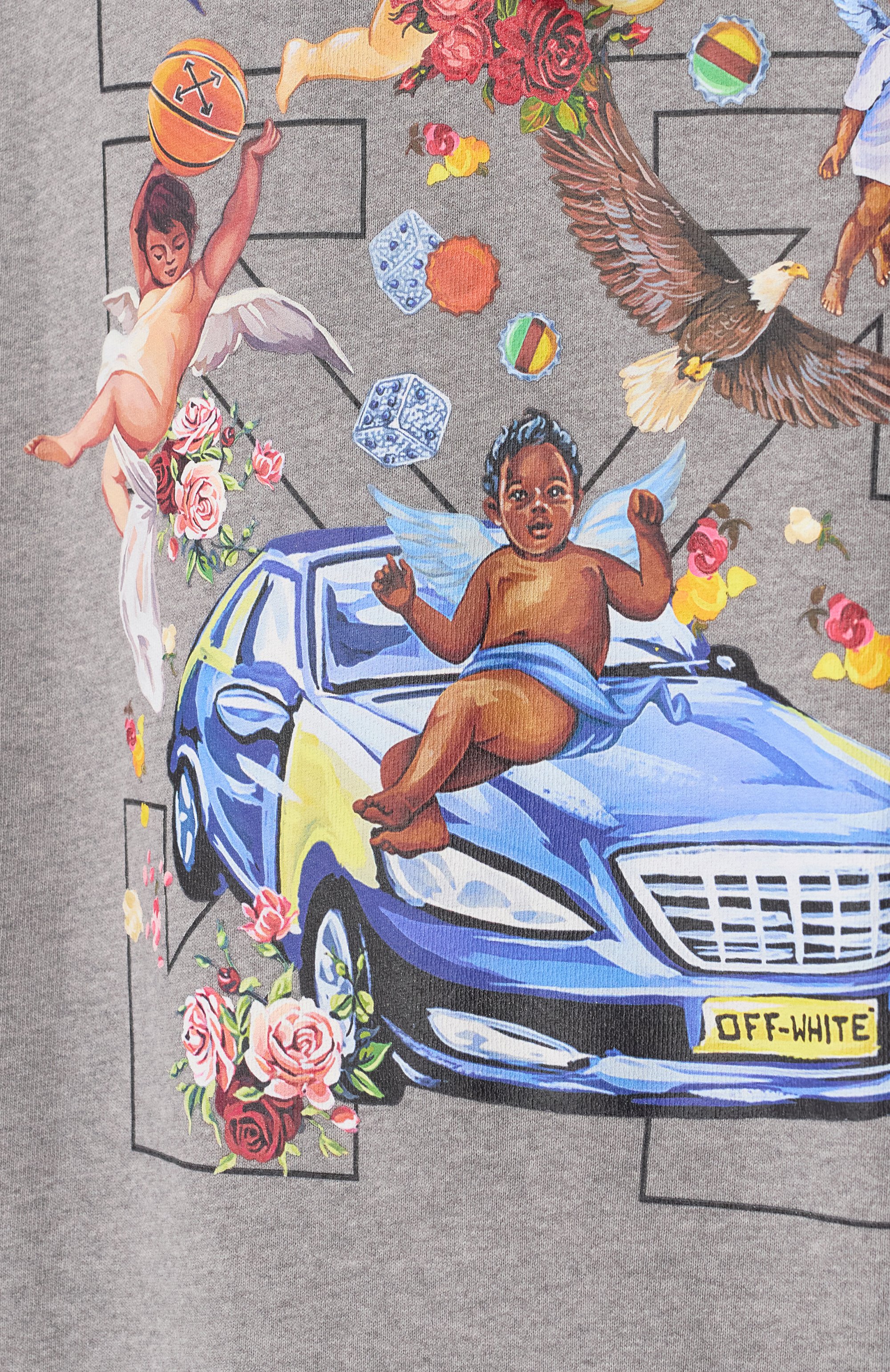 Хлопковое худи OFF-WHITE, арт. 0WBB064S25FLE002, фото 6