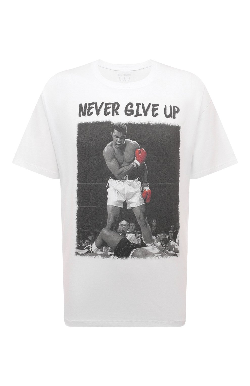 Хлопковая футболка BISIBIGLIO, арт. ALI NEVER GIVE UP, фото 1