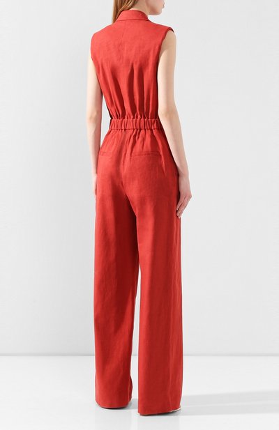 Комбинезон из смеси льна и хлопка BRUNELLO CUCINELLI, арт. MF591HL299, фото 4