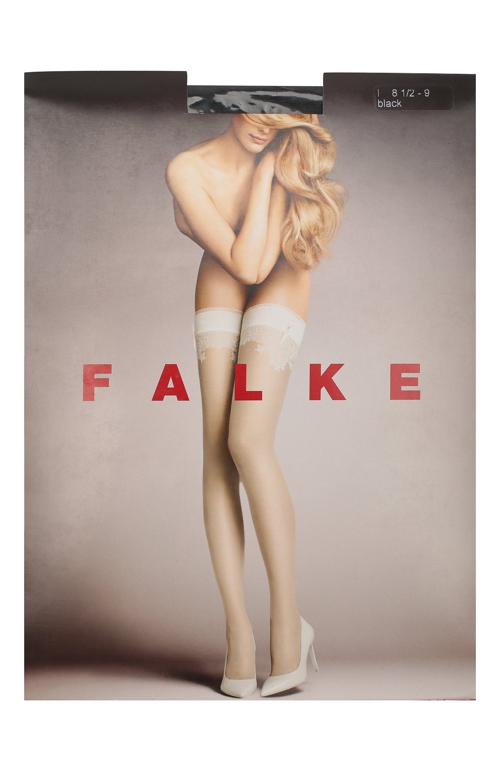 Чулки FALKE черного цвета по цене 3210 руб., арт. 42001_, фото 1 Чулки FALKE, арт. 42001_, фото 1