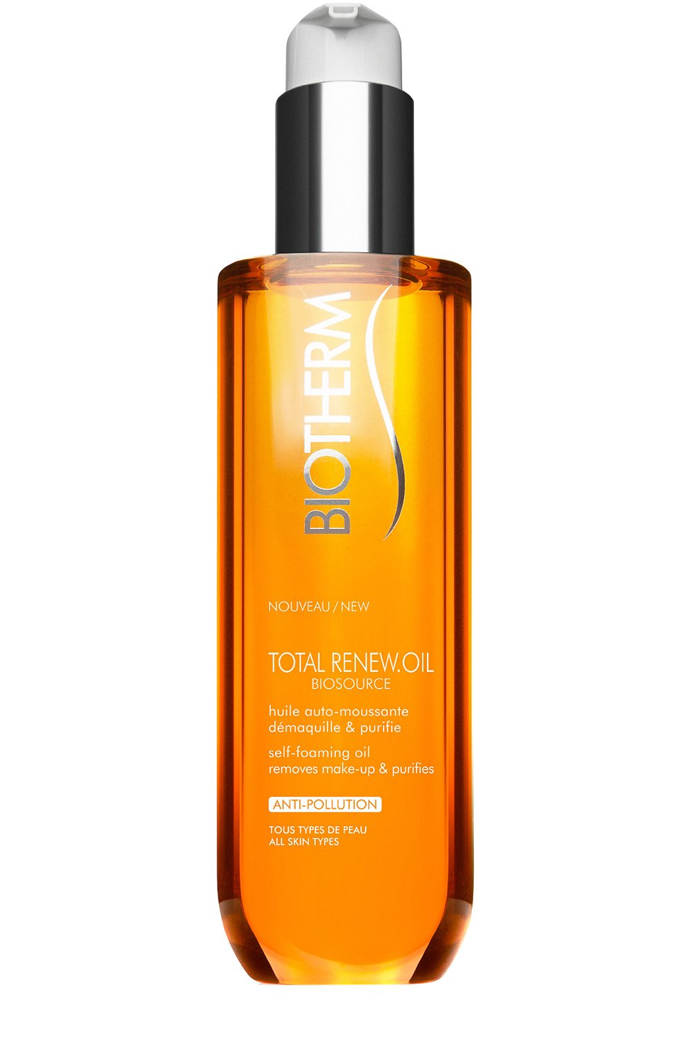 Масло для снятия макияжа total renew.oil (200ml) BIOTHERM бесцветного цвета по цене 3550 руб., арт. 3614271346933, фото 1 Масло для снятия макияжа total renew.oil (200ml) BIOTHERM, арт. 3614271346933, фото 1
