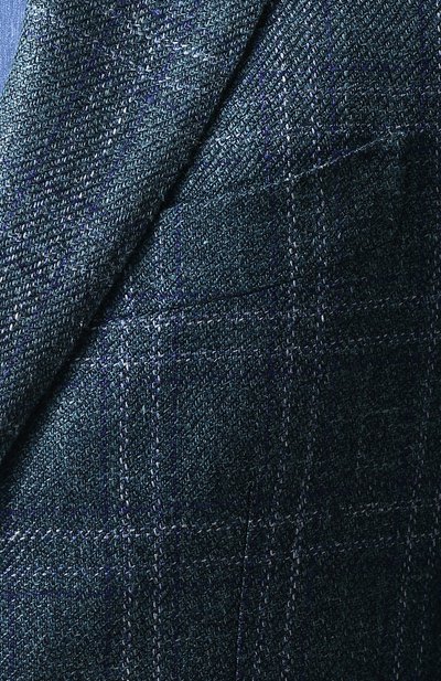 Однобортный пиджак из смеси шерсти и льна с шелком ANDREA CAMPAGNA, арт. L.P. 300822/47/6/112111, фото 5