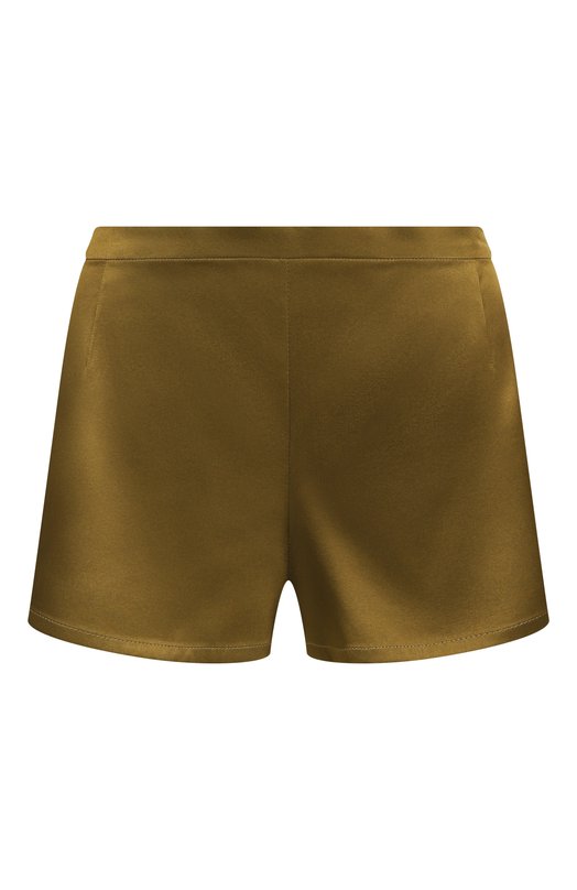 Шелковые шорты EDOMO S007003FW2425 Хаки S007003FW2425