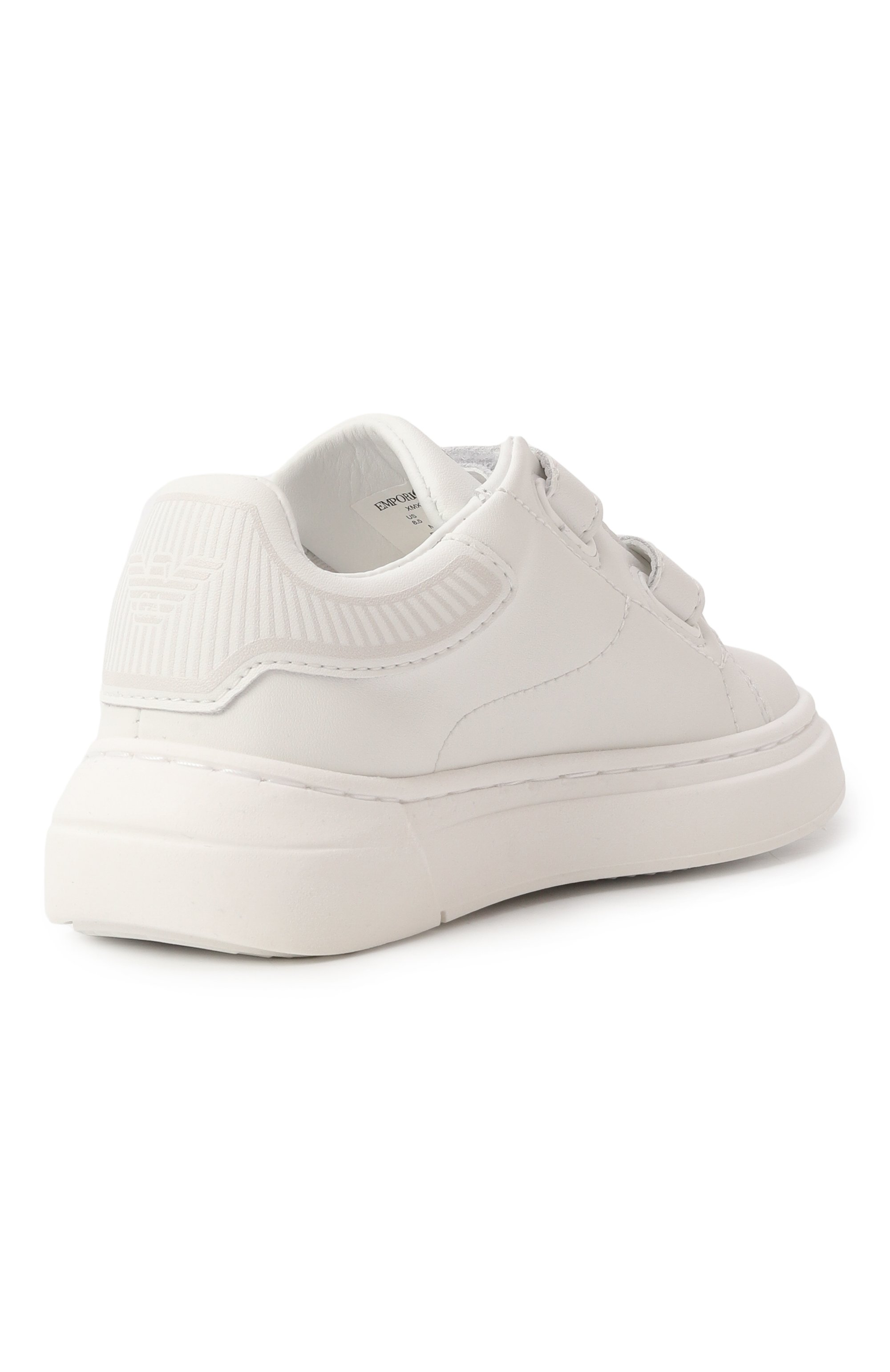 Кожаные кеды EMPORIO ARMANI, арт. XMX022/XCC76, фото 3