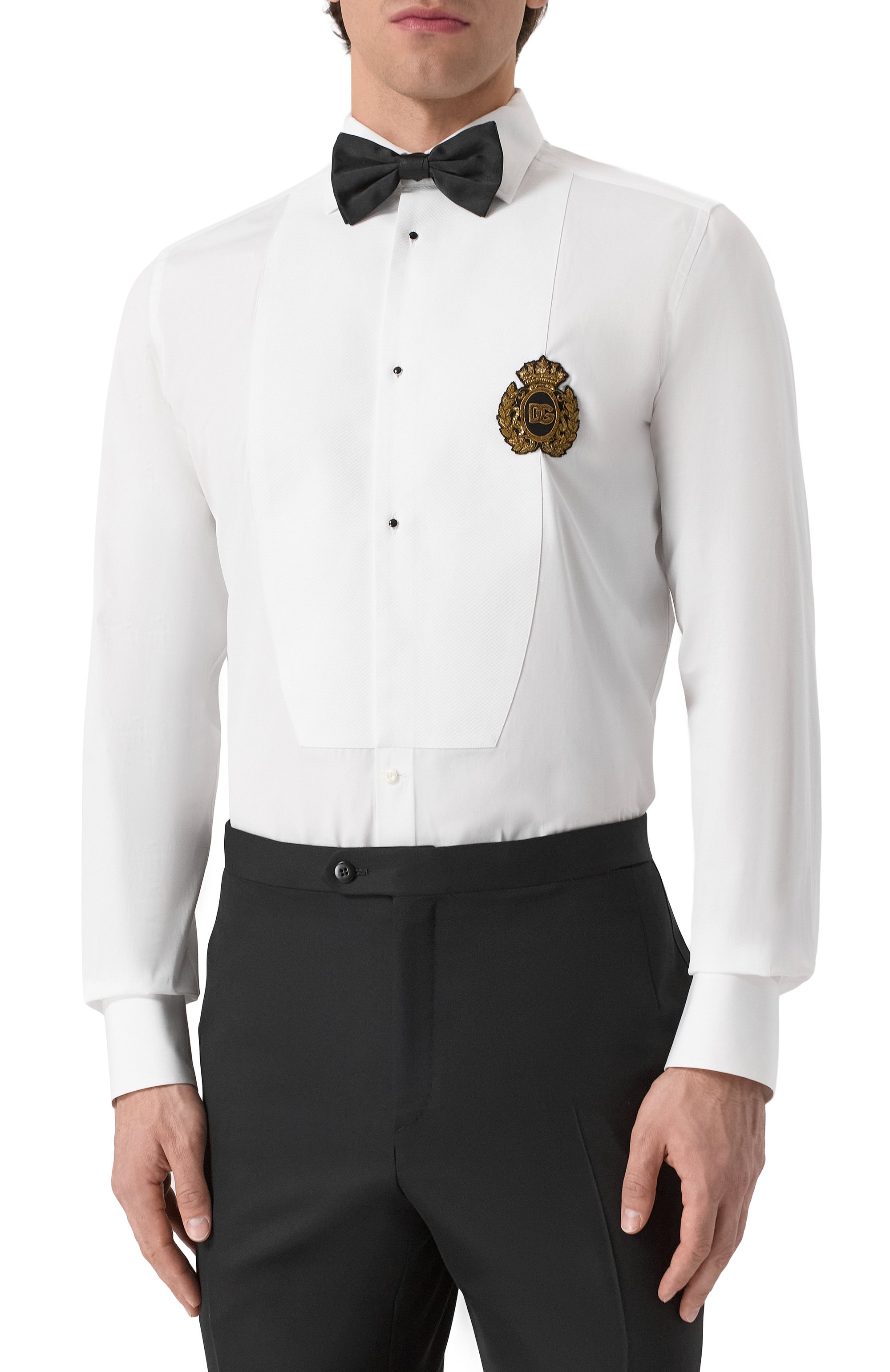 Хлопковая сорочка DOLCE & GABBANA, арт. G5EN5Z/FU5U8, фото 3